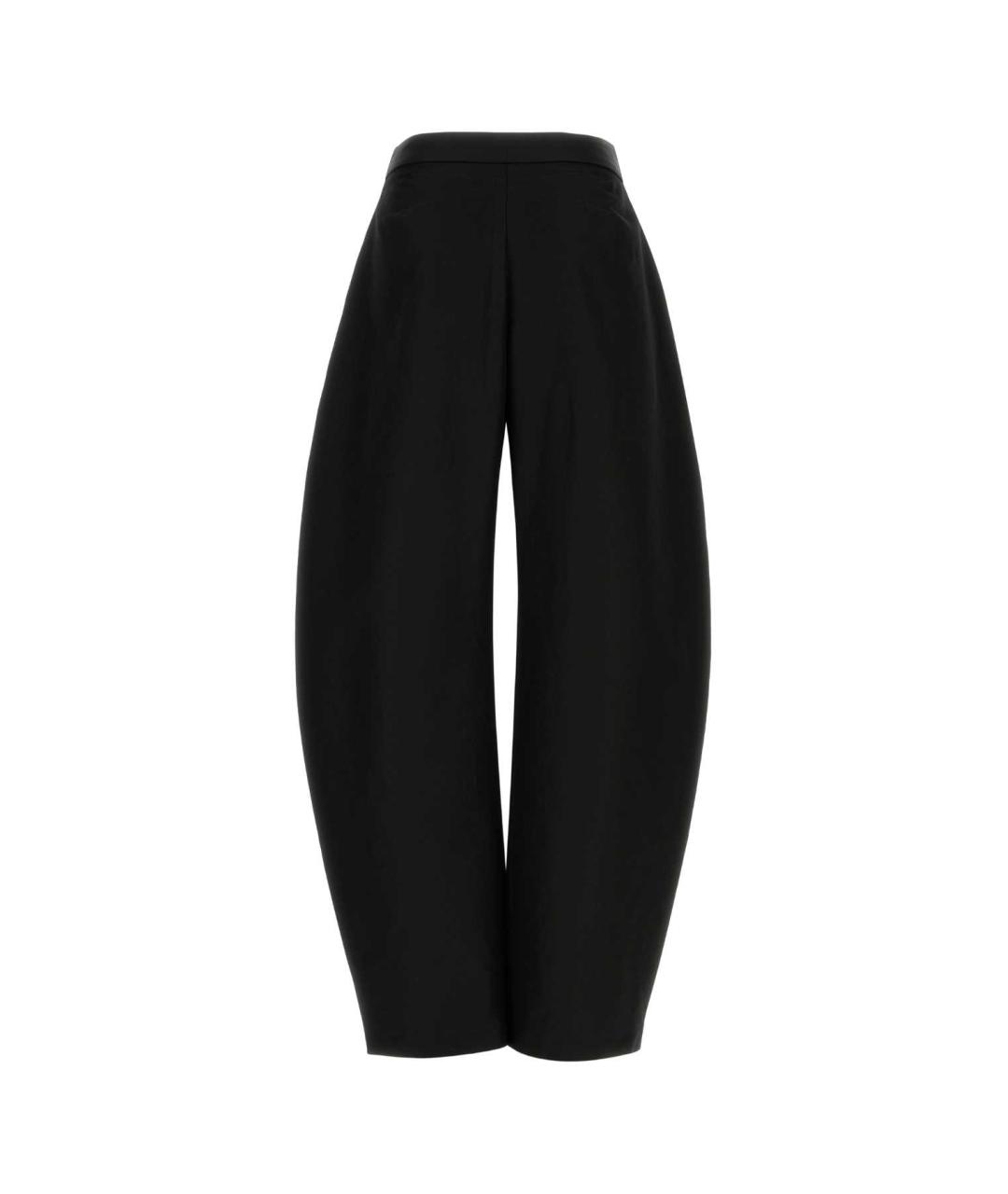 ALAIA Черные шерстяные прямые брюки, фото 2