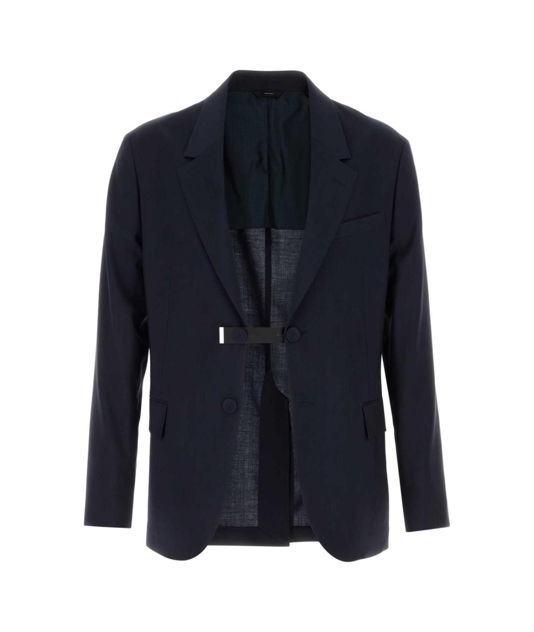 FENDI Синий шерстяной пиджак, фото 1