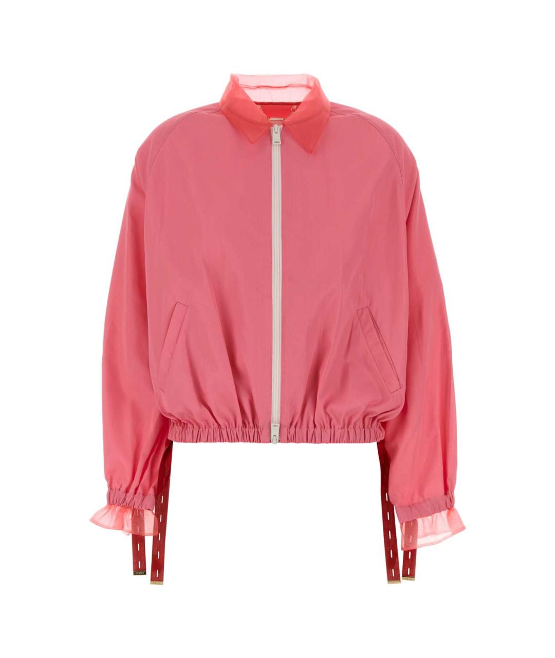 FENDI Розовая вискозная куртка, фото 1