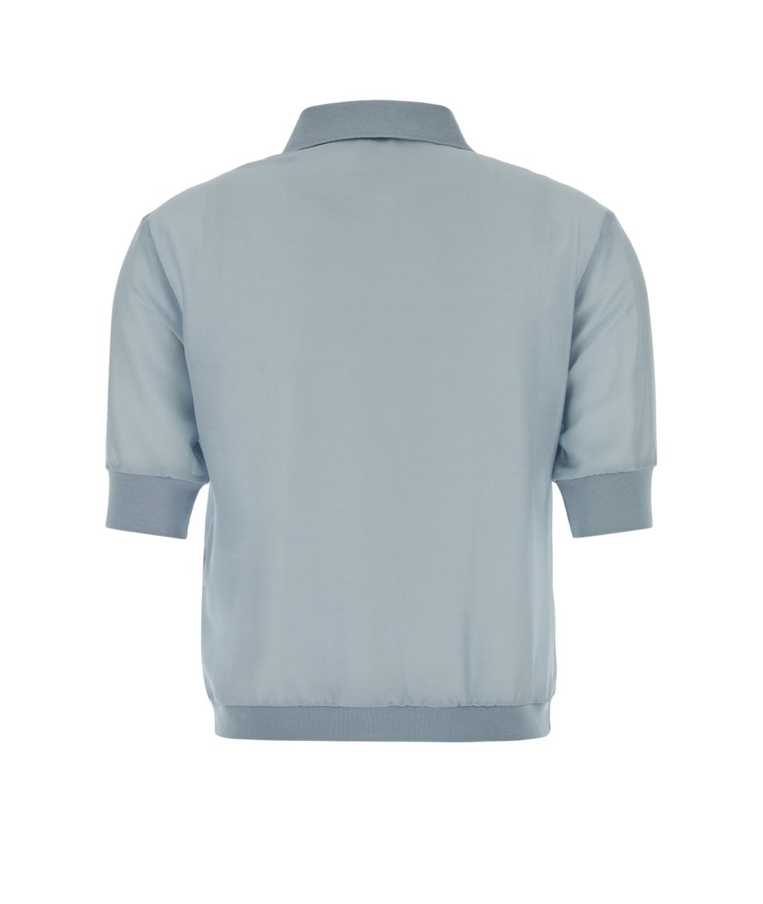 JACOB COHEN Голубой шерстяной джемпер / свитер, фото 2