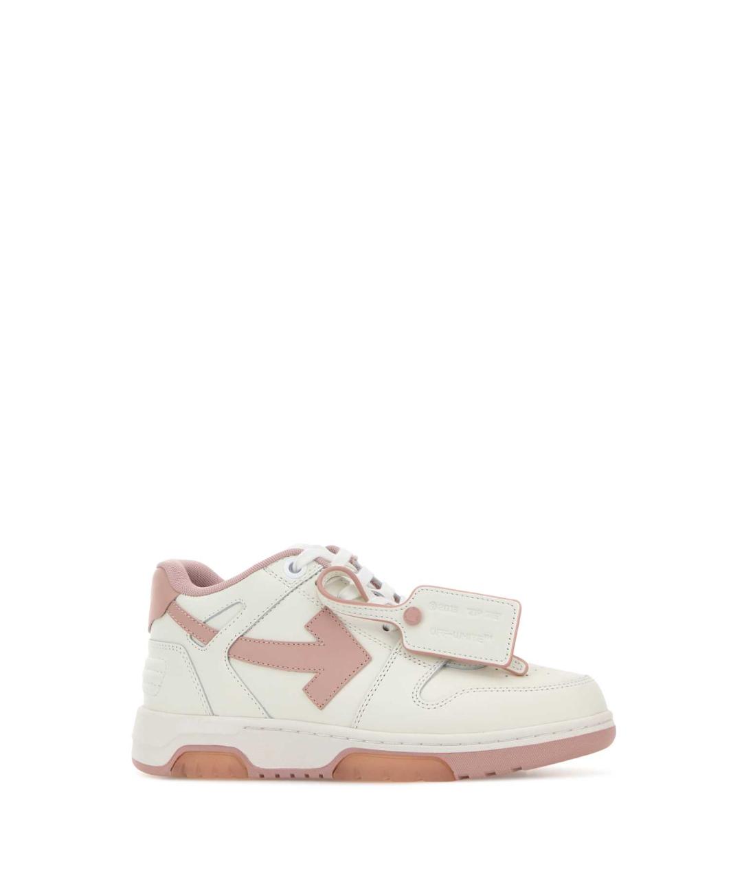 OFF-WHITE Белые кожаные кроссовки, фото 2