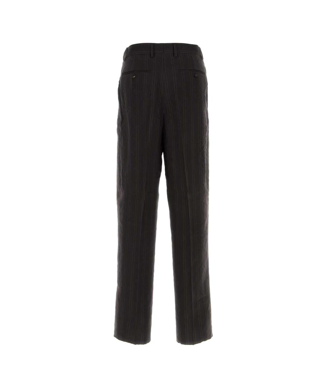 FERRAGAMO Мульти льняные повседневные брюки, фото 2