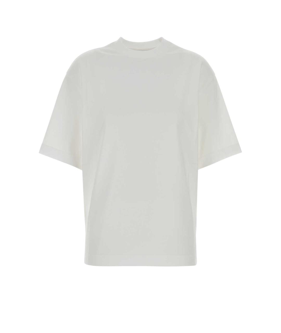 BOTTEGA VENETA Белая хлопковая футболка, фото 1