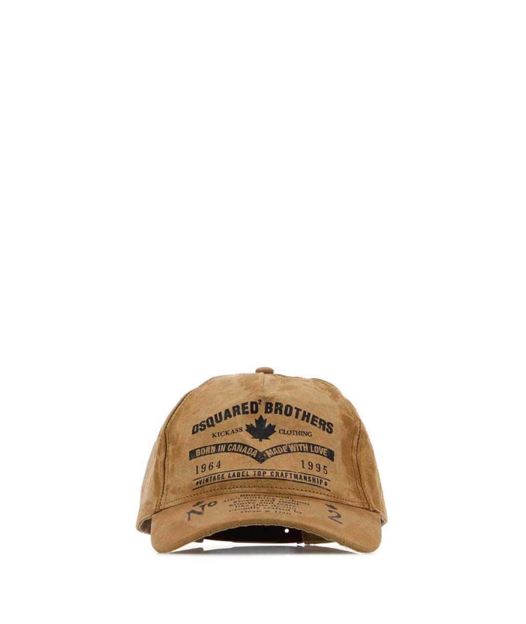DSQUARED2 Бежевая кепка/бейсболка, фото 1