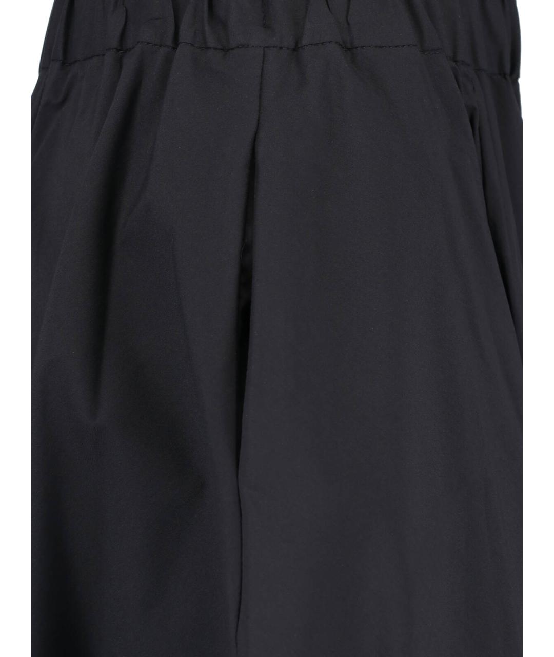 ASPESI Черная хлопковая юбка миди, фото 4