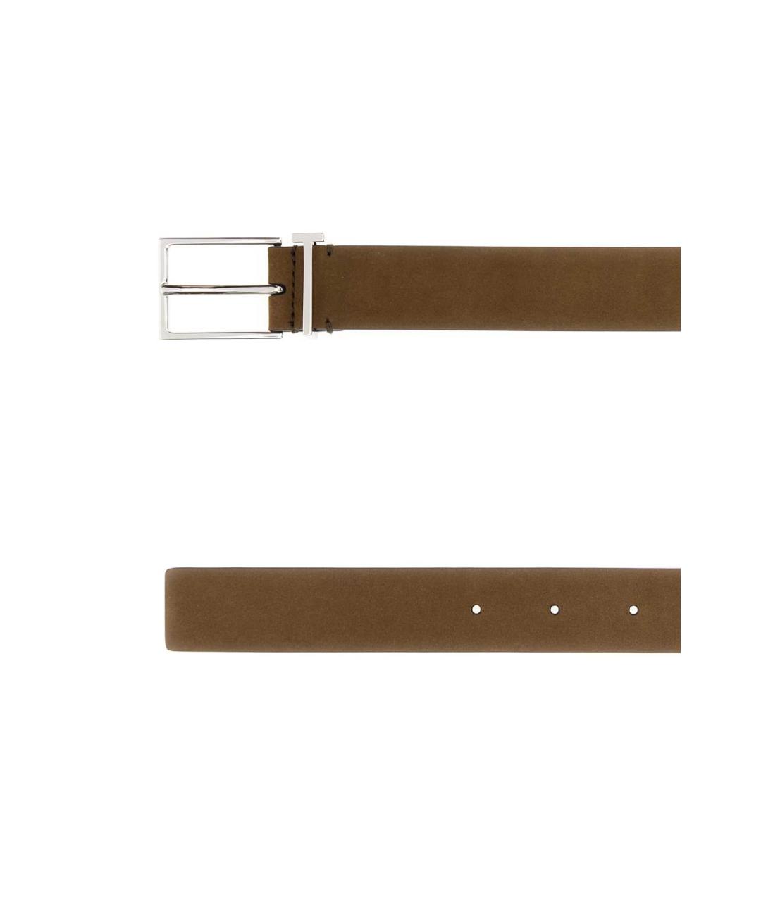 TOM FORD Коричневый кожаный ремень, фото 2