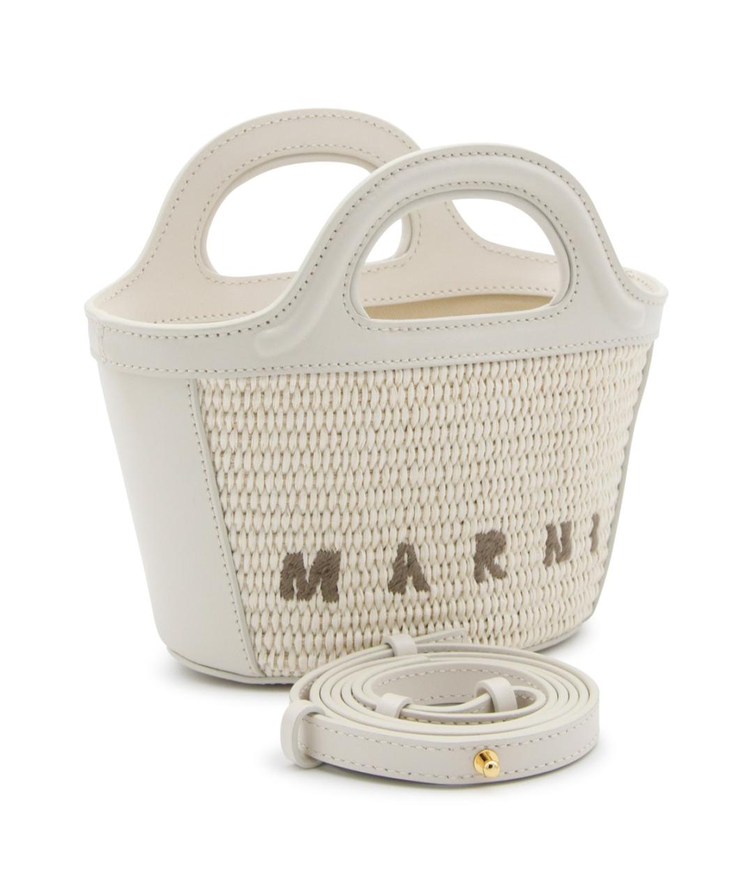 MARNI Белая сумка тоут, фото 2