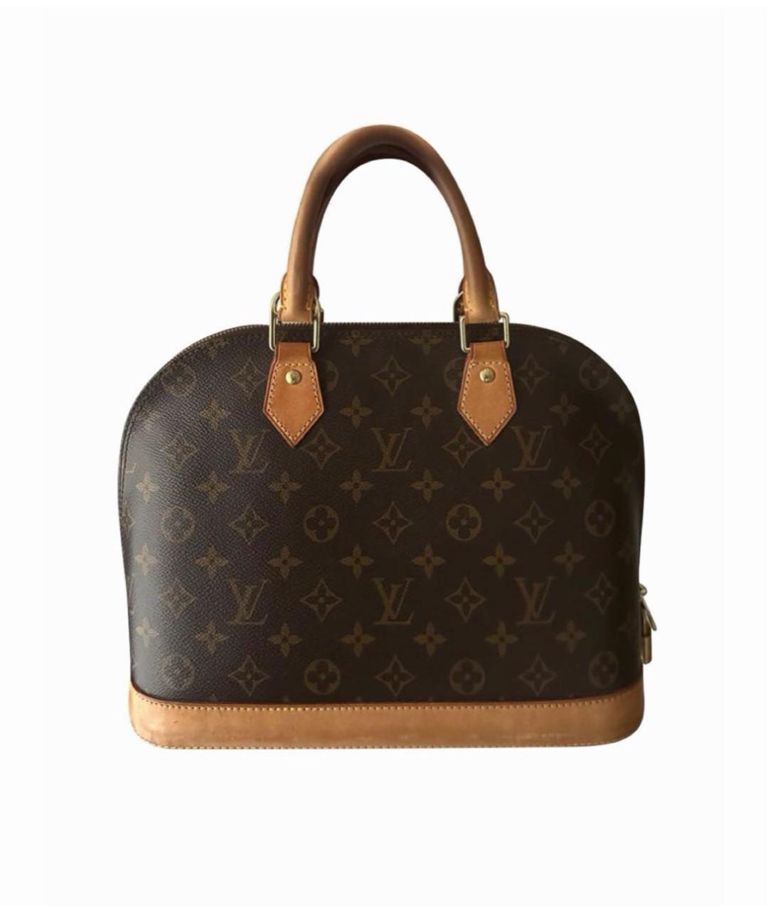 LOUIS VUITTON Коричневая сумка с короткими ручками, фото 9