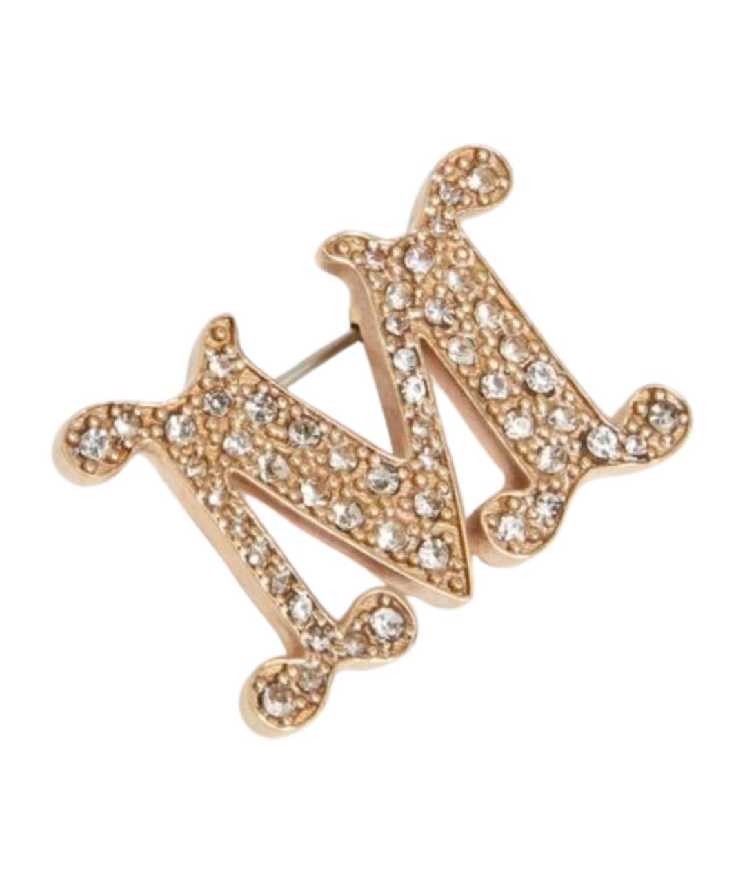 MAX MARA Золотая металлическая булавка / брошь, фото 3