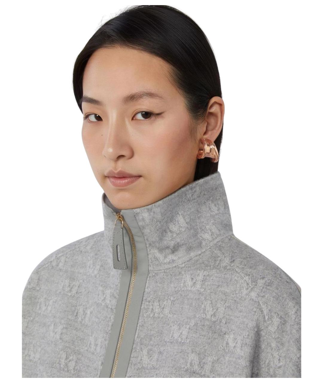 MAX MARA Золотые металлические серьги, фото 2