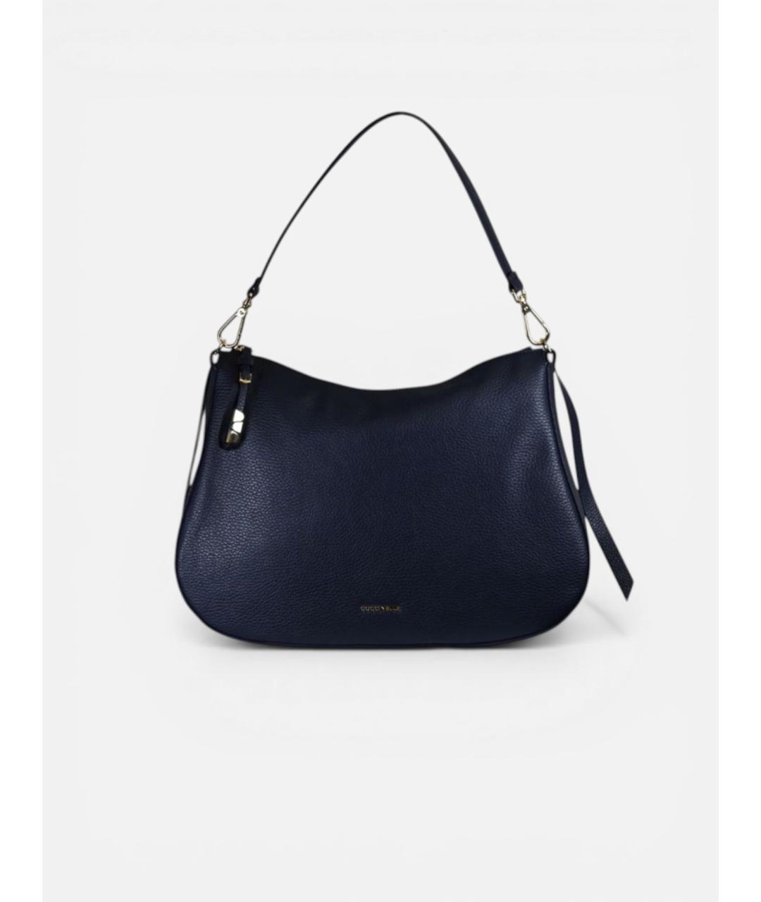 COCCINELLE Темно-синяя кожаная сумка через плечо, фото 4