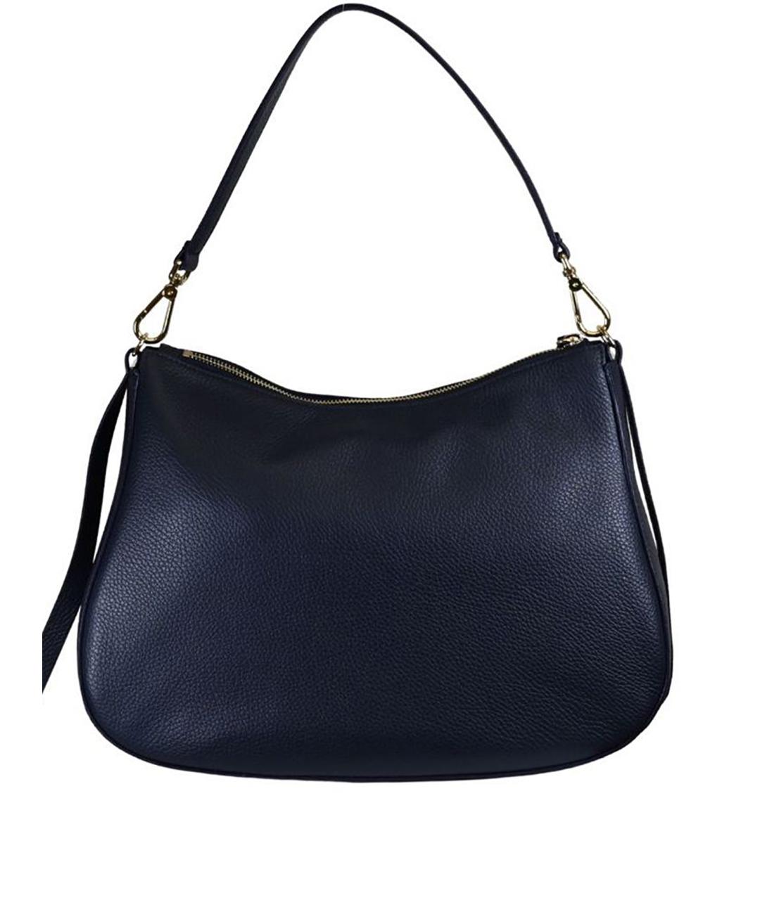 COCCINELLE Темно-синяя кожаная сумка через плечо, фото 3