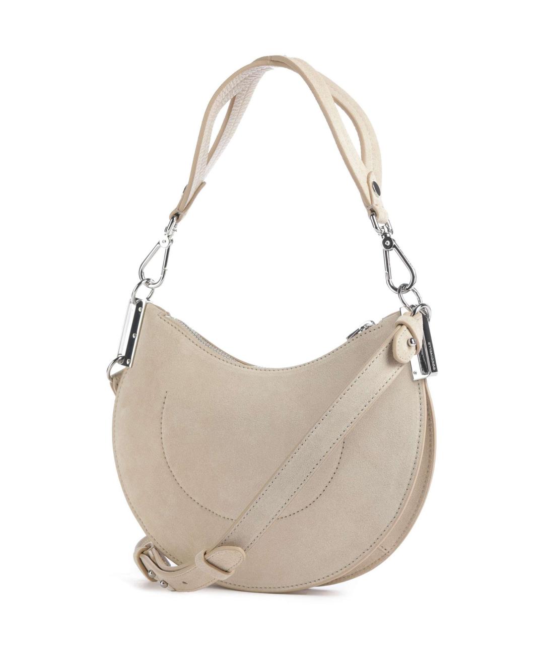 COCCINELLE Бежевая кожаная сумка через плечо, фото 2