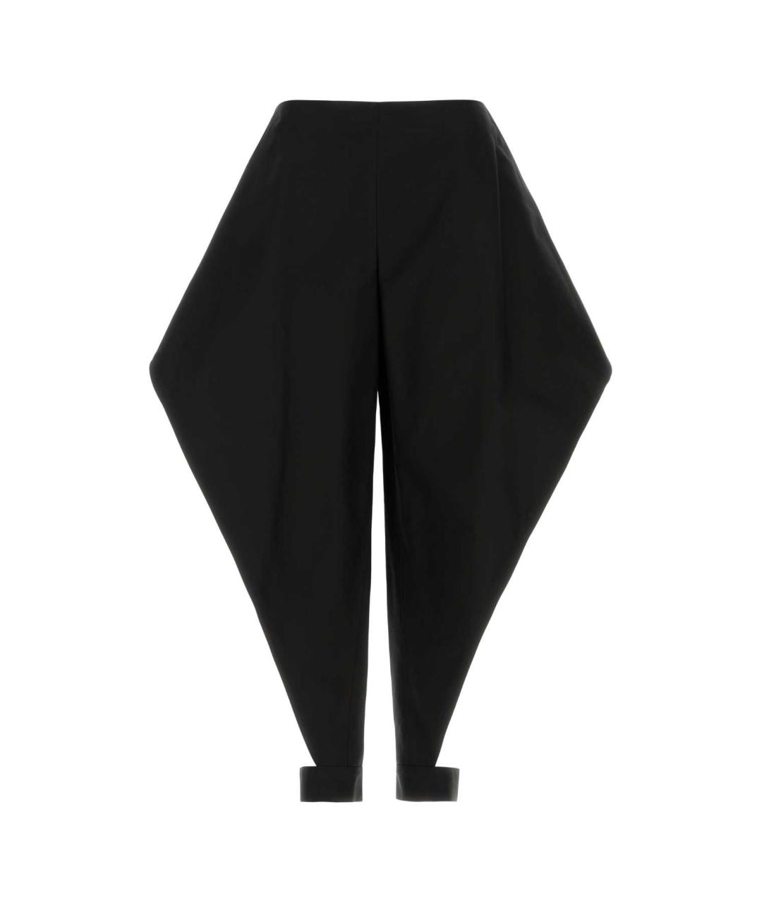 ALAIA Черные хлопковые прямые брюки, фото 1