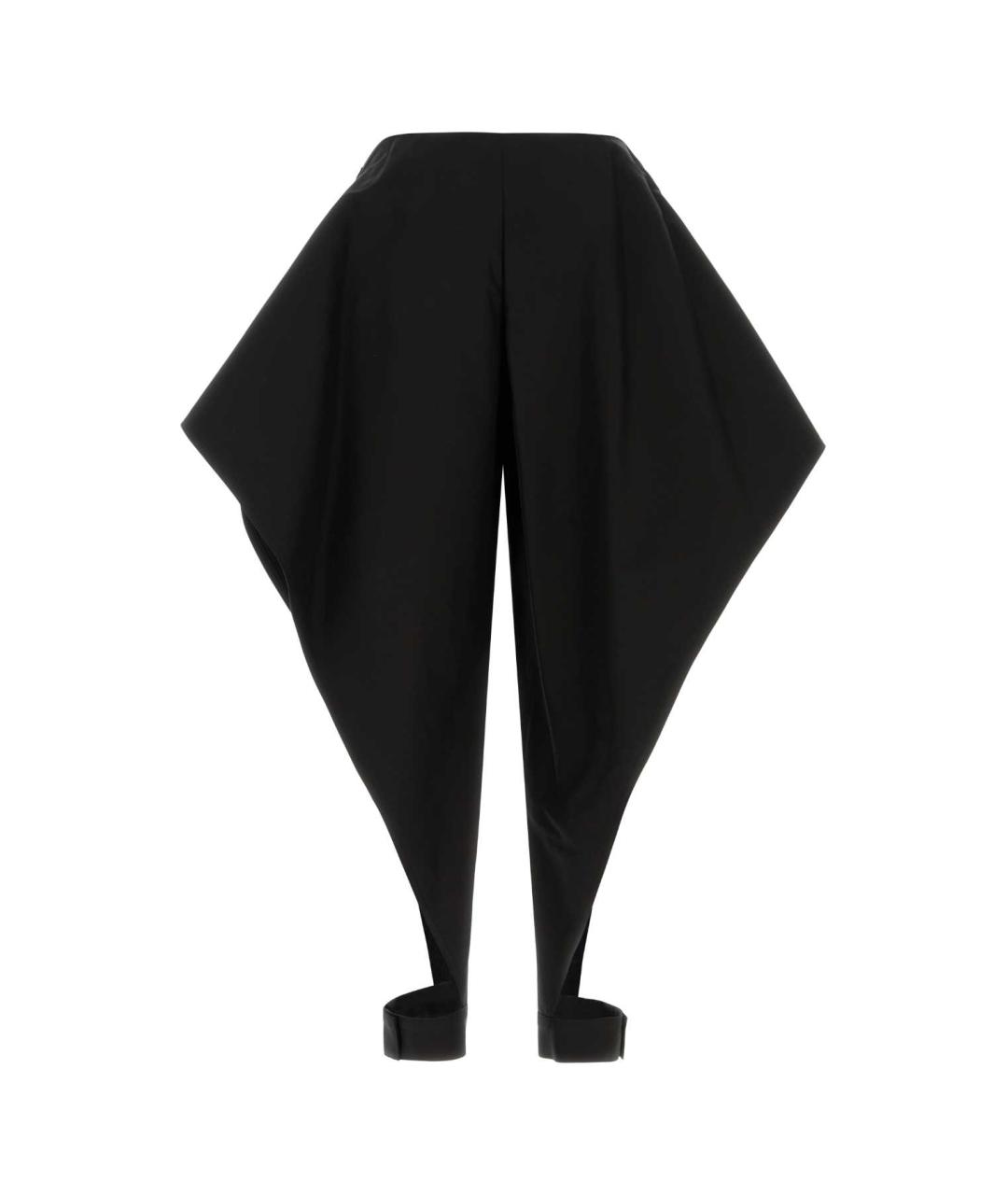 ALAIA Черные хлопковые прямые брюки, фото 2