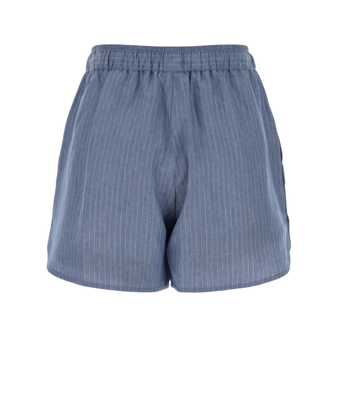 JACOB COHEN Синие вискозные шорты, фото 2