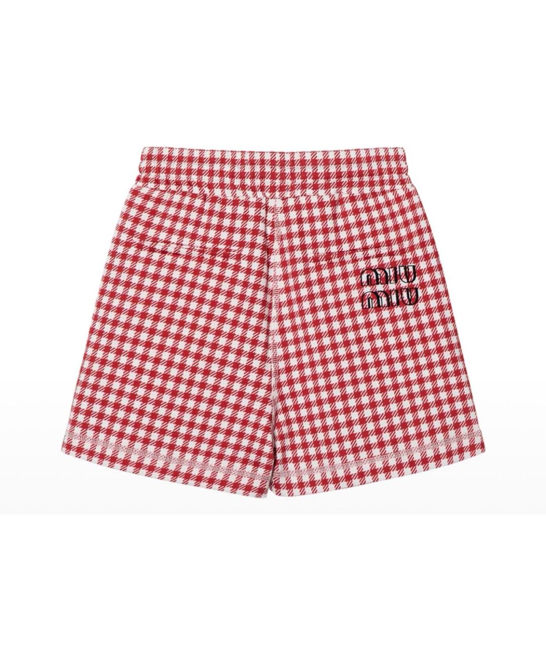 MIU MIU Хлопковые шорты, фото 5