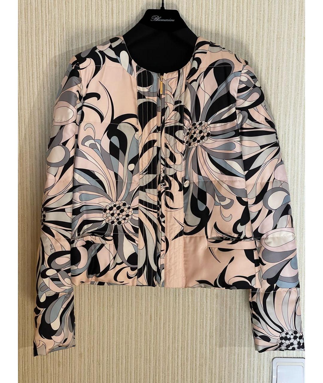 EMILIO PUCCI Мульти шелковая куртка, фото 8