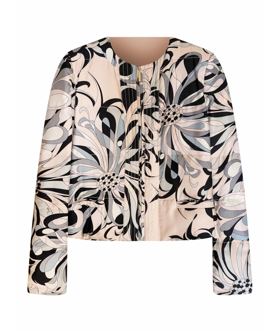 EMILIO PUCCI Мульти шелковая куртка, фото 1