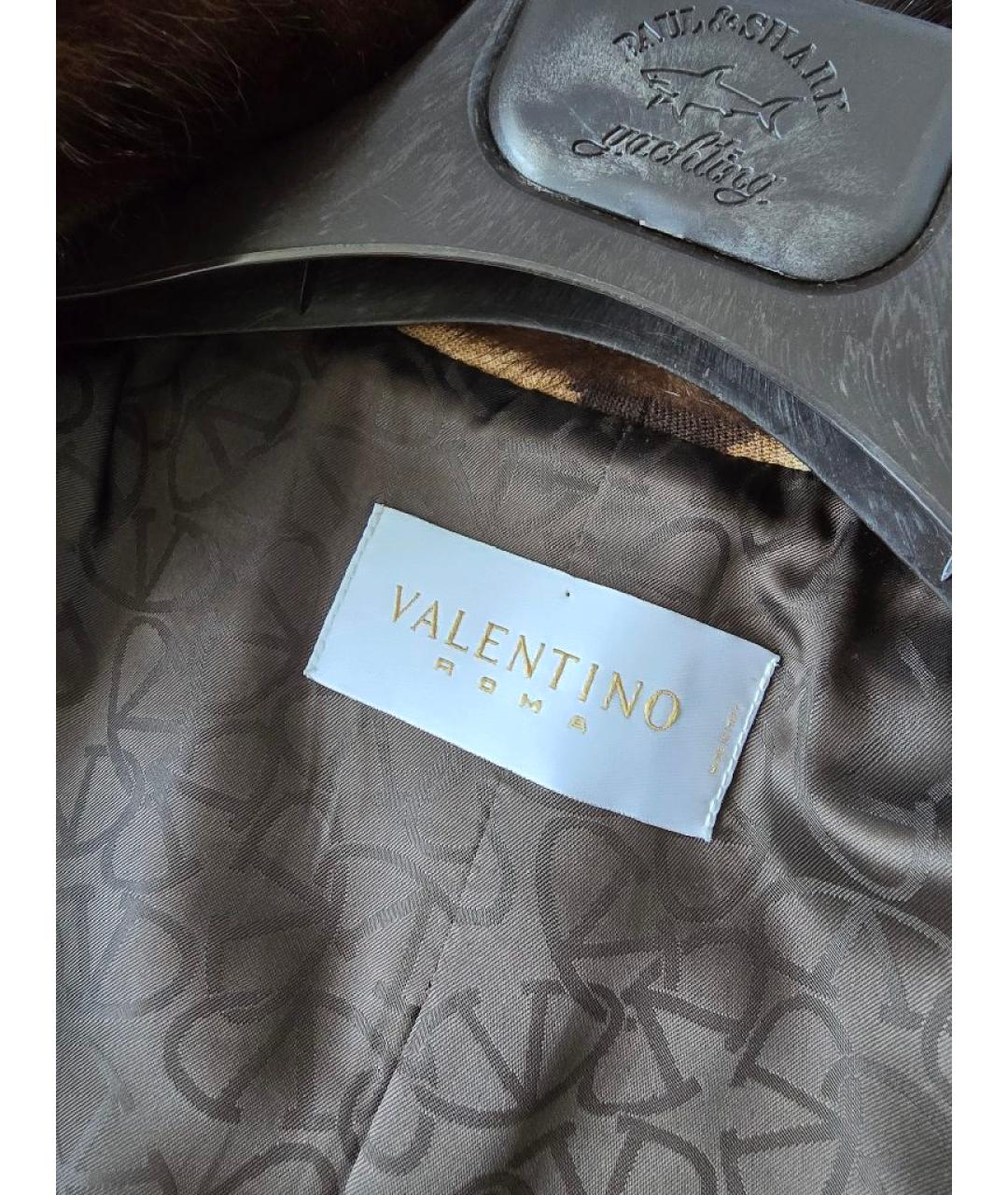 VALENTINO Мульти шерстяное пальто, фото 3