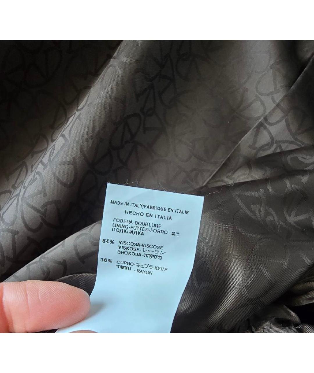 VALENTINO Мульти шерстяное пальто, фото 4