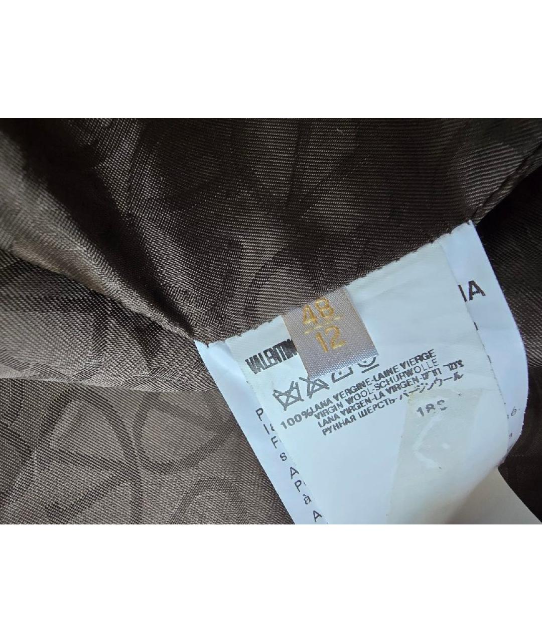 VALENTINO Мульти шерстяное пальто, фото 5