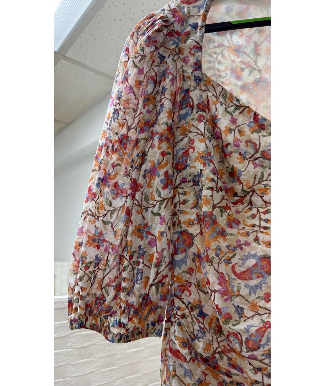 ISABEL MARANT Мульти хлопковое повседневное платье, фото 3