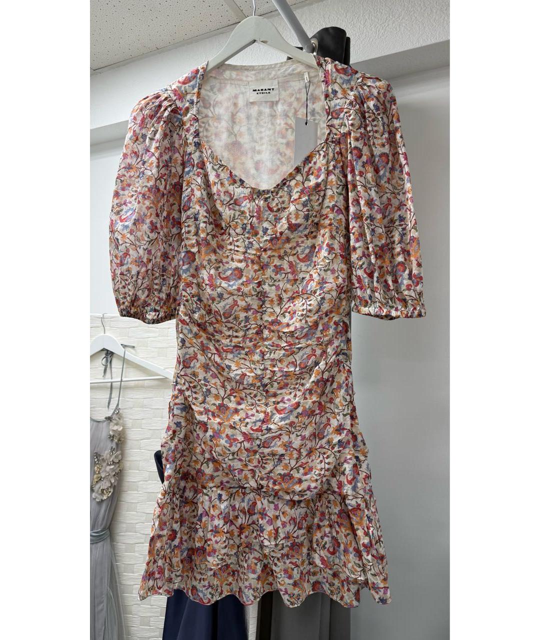 ISABEL MARANT Мульти хлопковое повседневное платье, фото 6