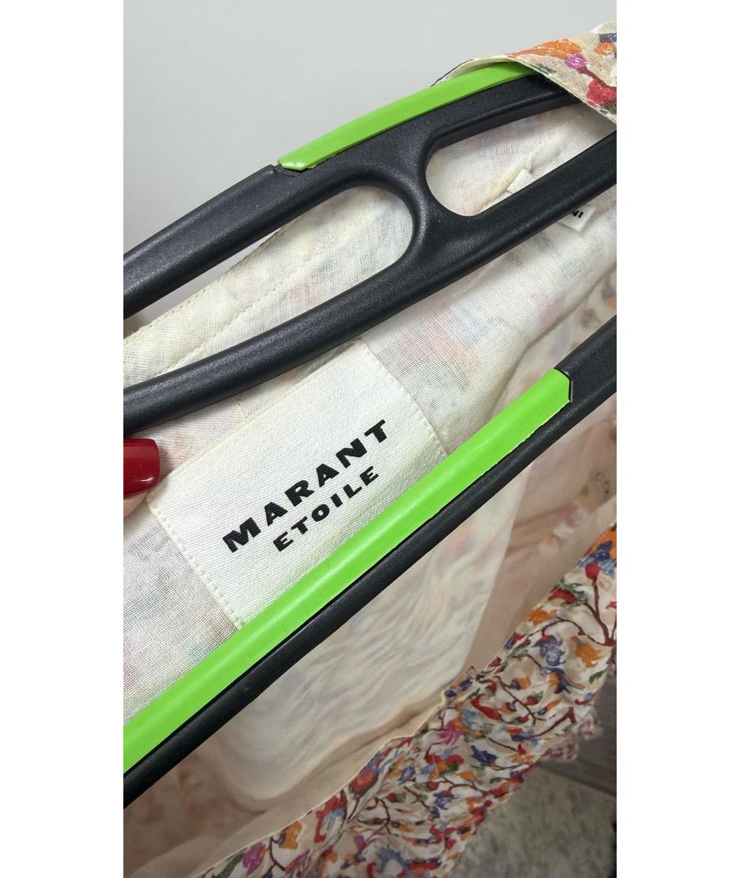 ISABEL MARANT Мульти хлопковое повседневное платье, фото 5