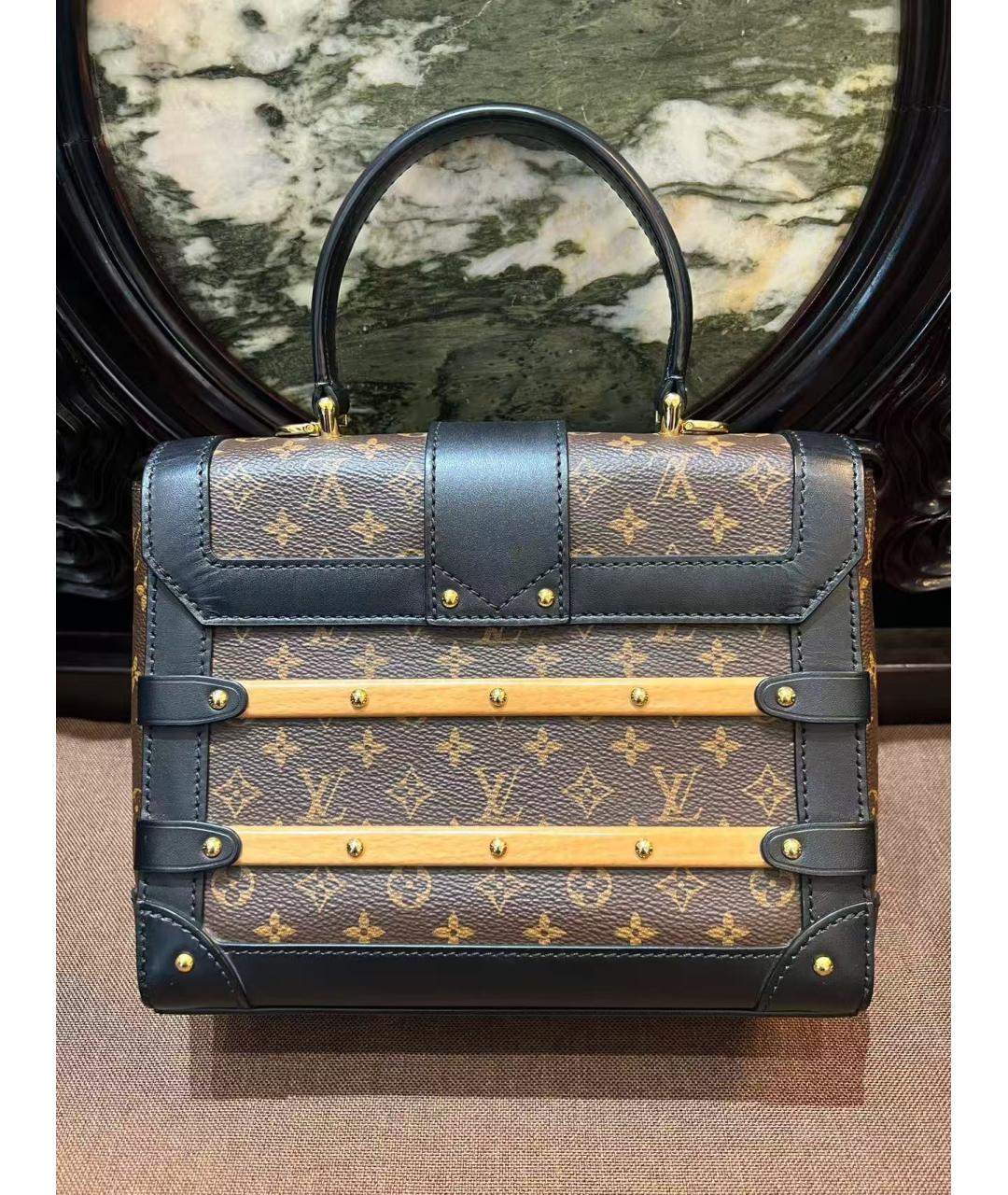 LOUIS VUITTON Коричневая сумка с короткими ручками, фото 4