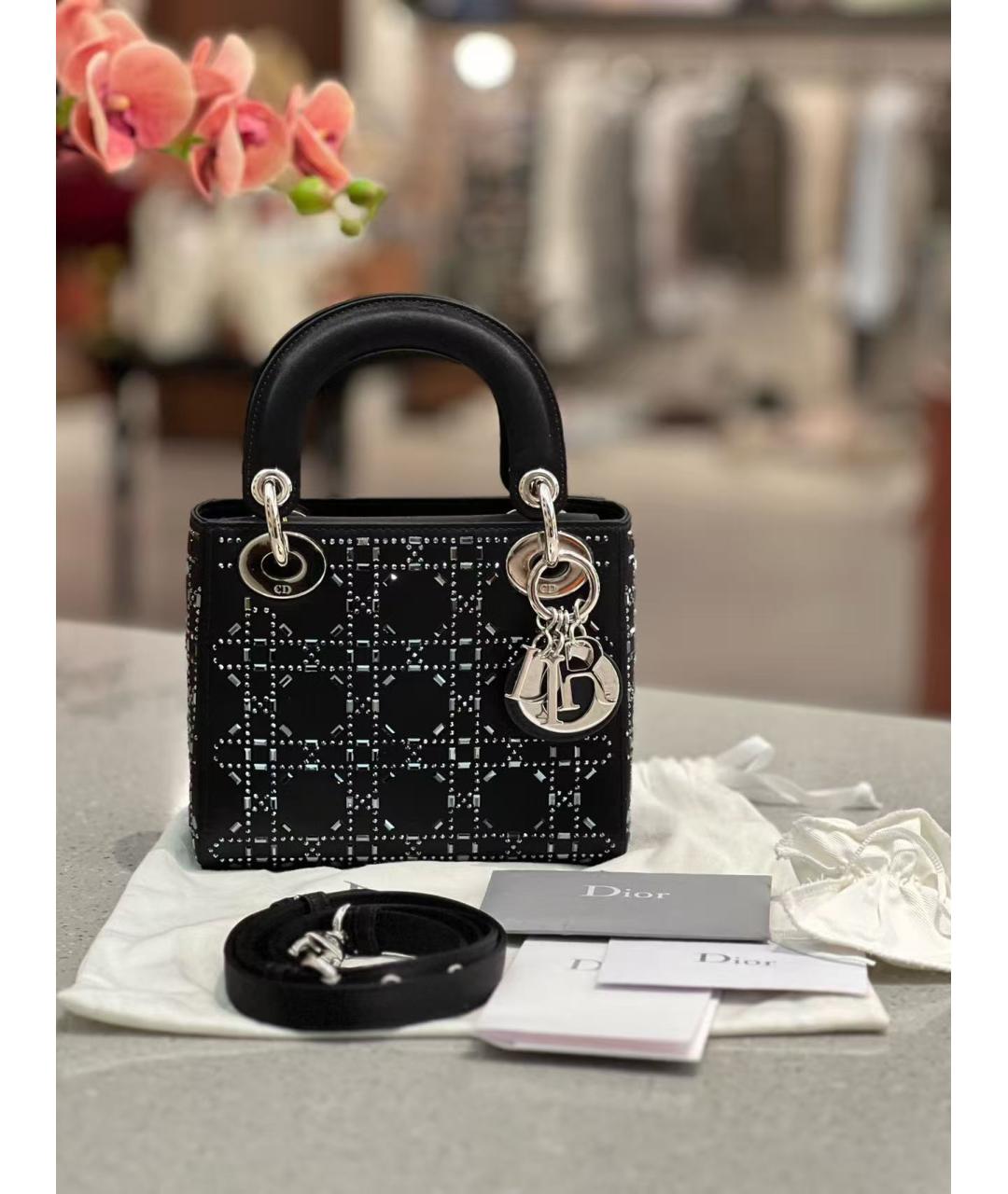 CHRISTIAN DIOR Черная сумка с короткими ручками, фото 2