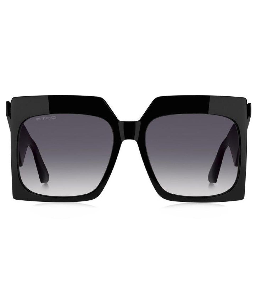 ETRO Черные пластиковые солнцезащитные очки, фото 2