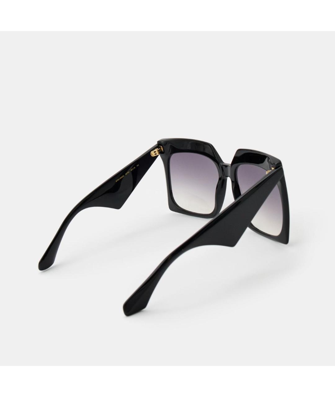 ETRO Черные пластиковые солнцезащитные очки, фото 4