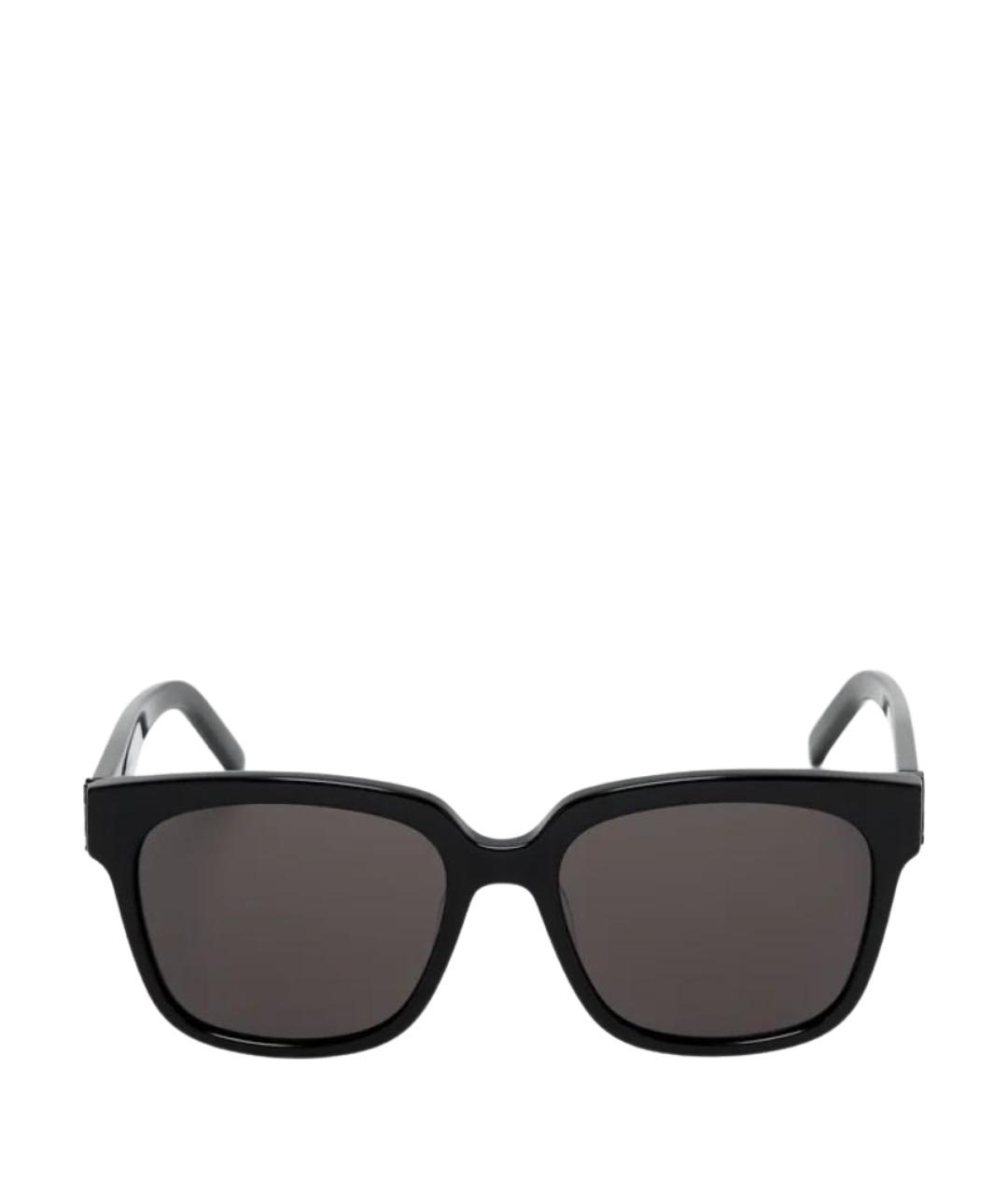 SAINT LAURENT Черные пластиковые солнцезащитные очки, фото 1