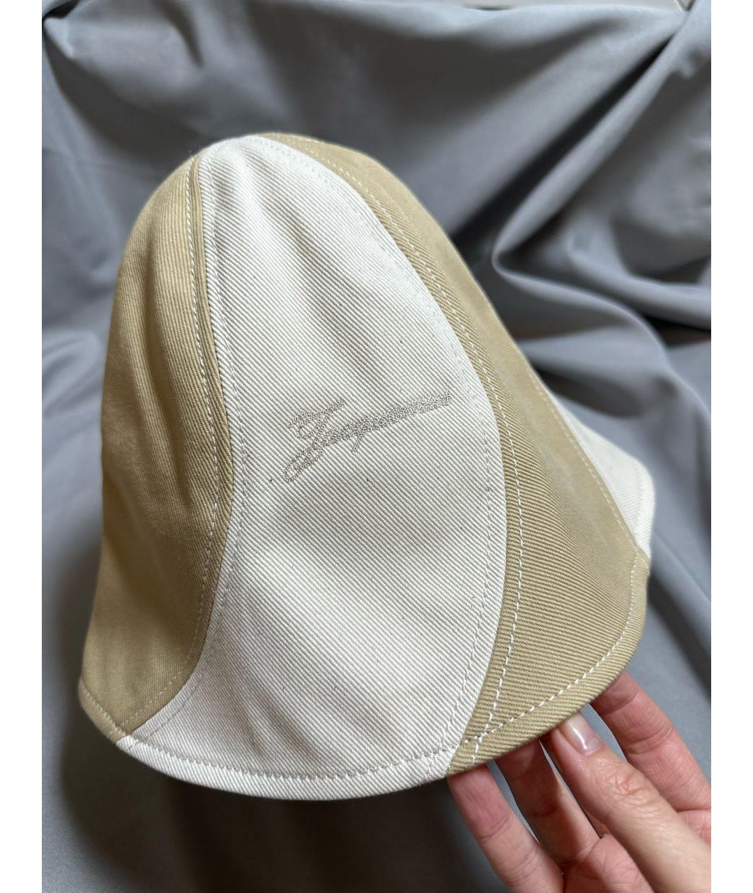 JACQUEMUS Бежевая хлопковая шляпа, фото 2