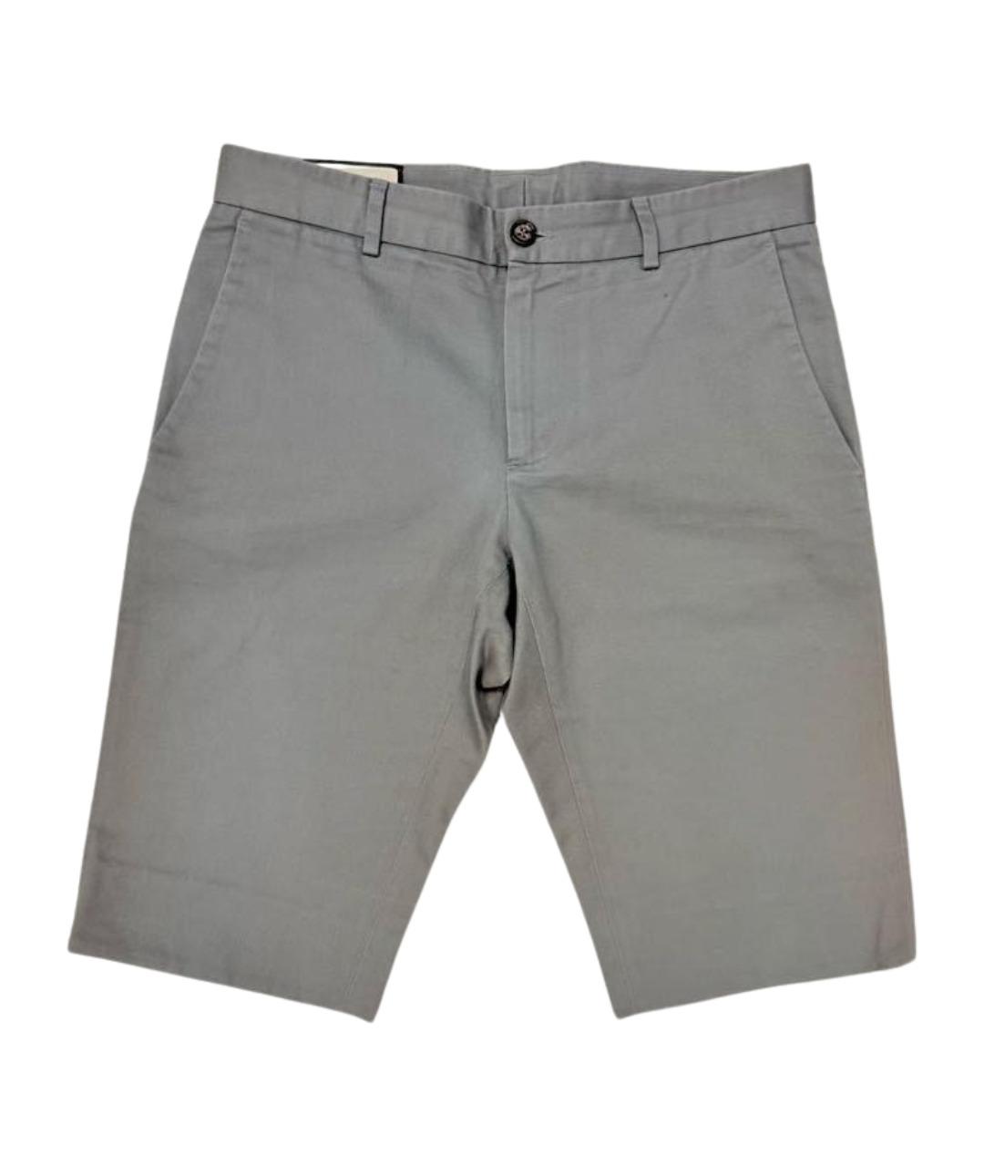 GUCCI Серые хлопковые шорты, фото 1
