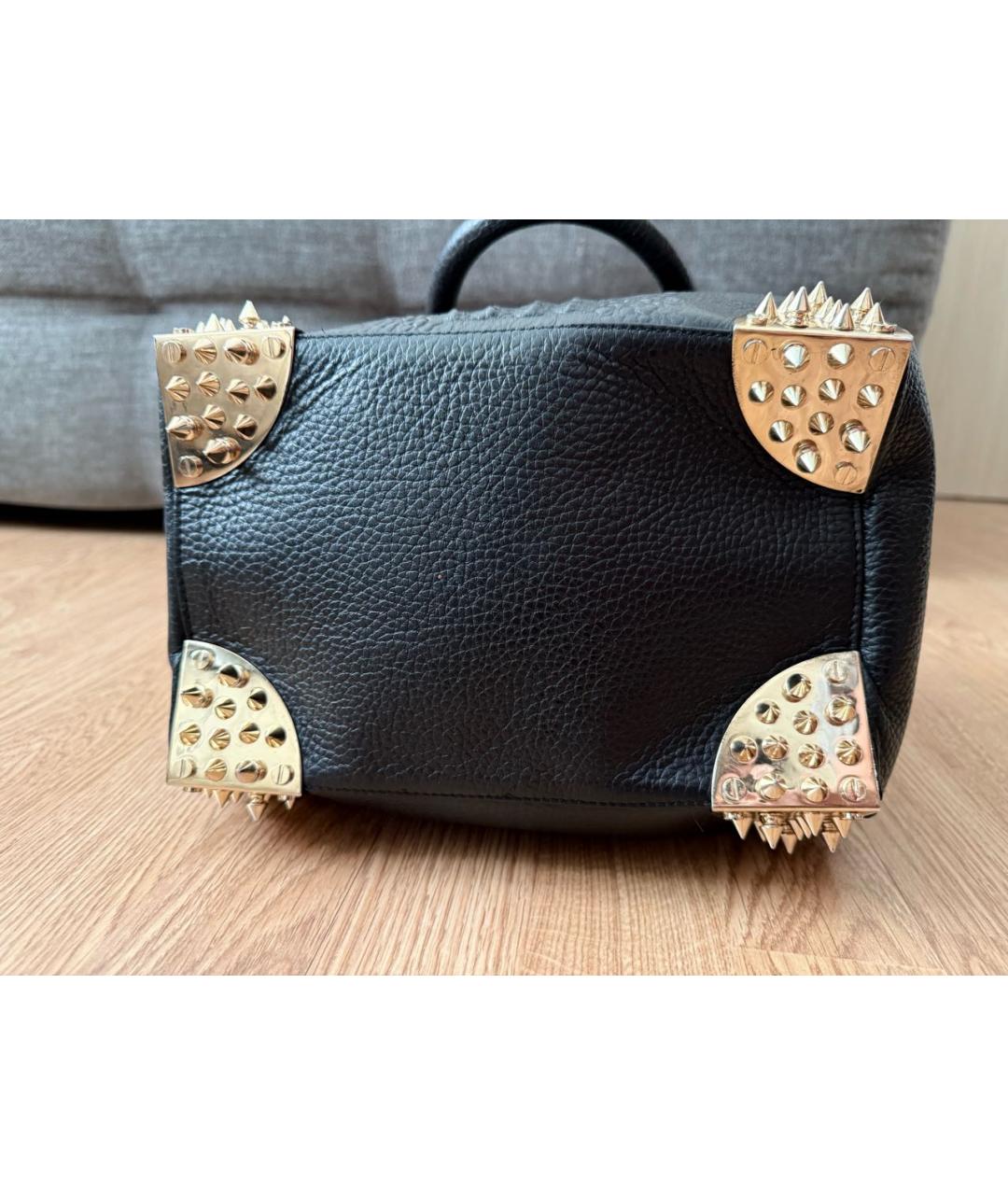 PHILIPP PLEIN Черная кожаная сумка тоут, фото 8