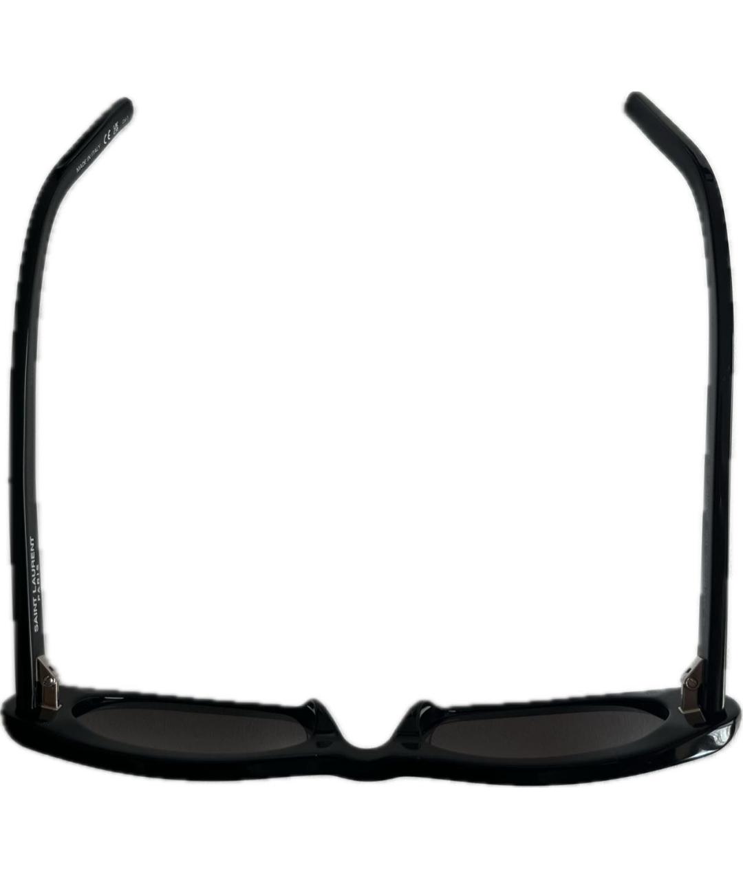SAINT LAURENT Черные пластиковые солнцезащитные очки, фото 2