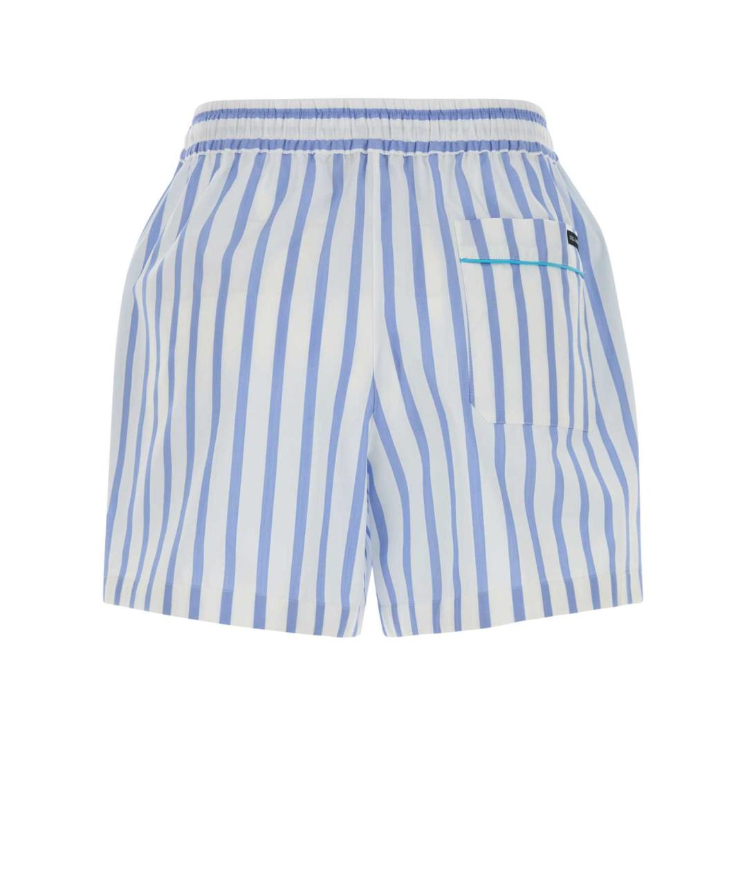 DOLCE&GABBANA Голубые хлопко-эластановые шорты, фото 2