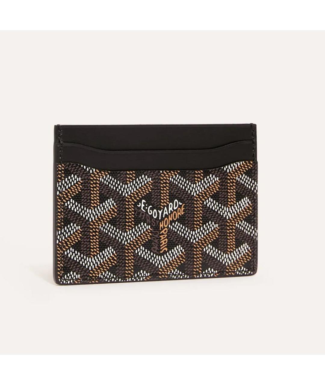 GOYARD Черный кожаный кардхолдер, фото 3