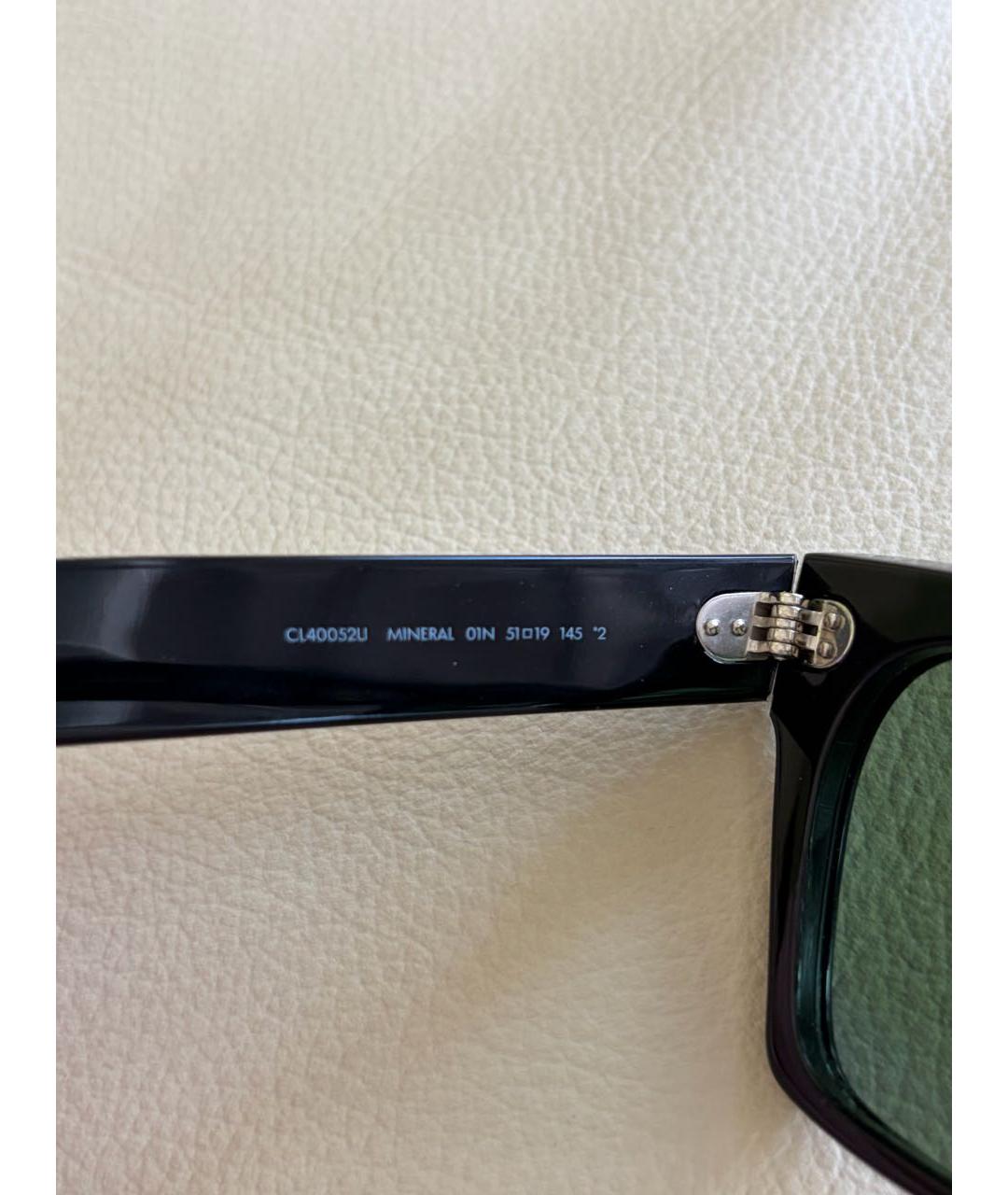 CELINE Черные пластиковые солнцезащитные очки, фото 4