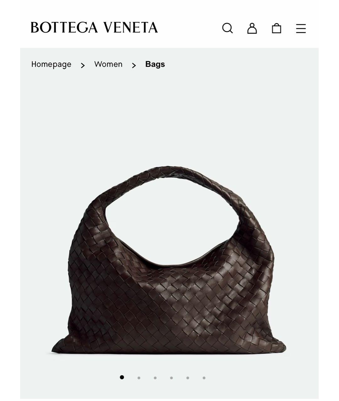 BOTTEGA VENETA Коричневая кожаная сумка через плечо, фото 8