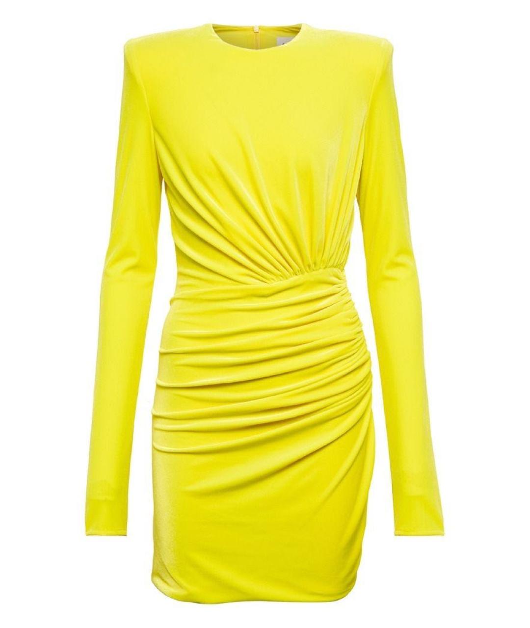 ALEXANDRE VAUTHIER Желтое коктейльное платье, фото 1