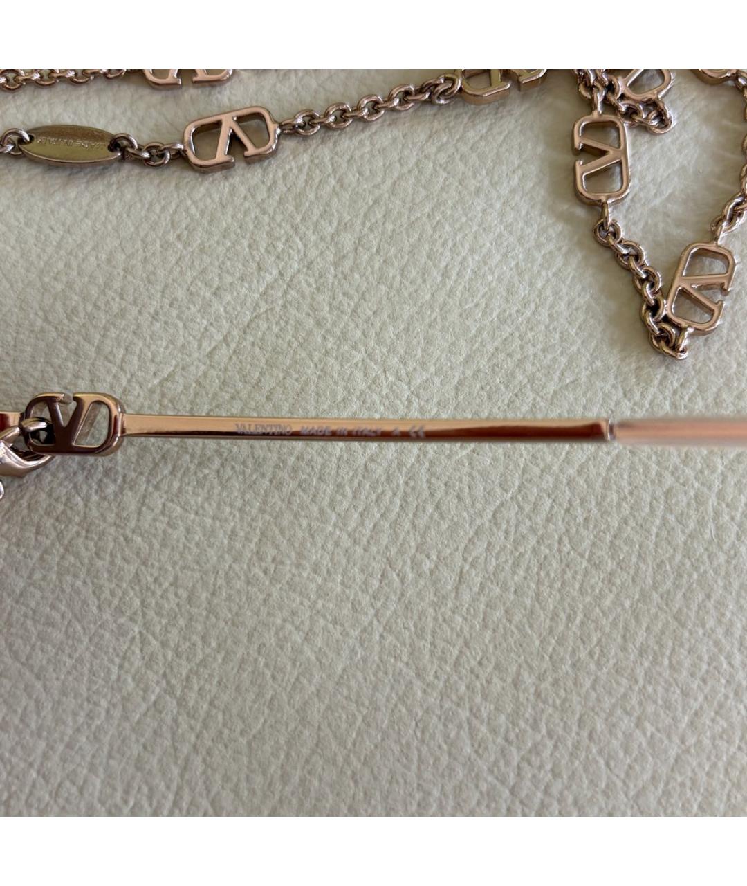 VALENTINO Золотые металлические солнцезащитные очки, фото 3