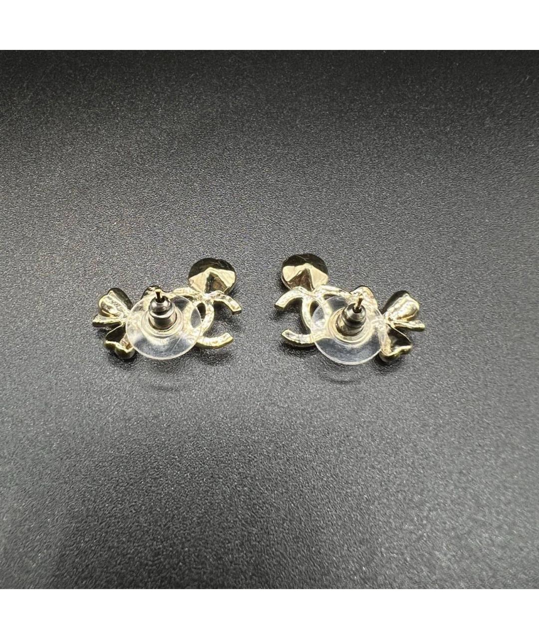 CHANEL Золотые серьги, фото 5