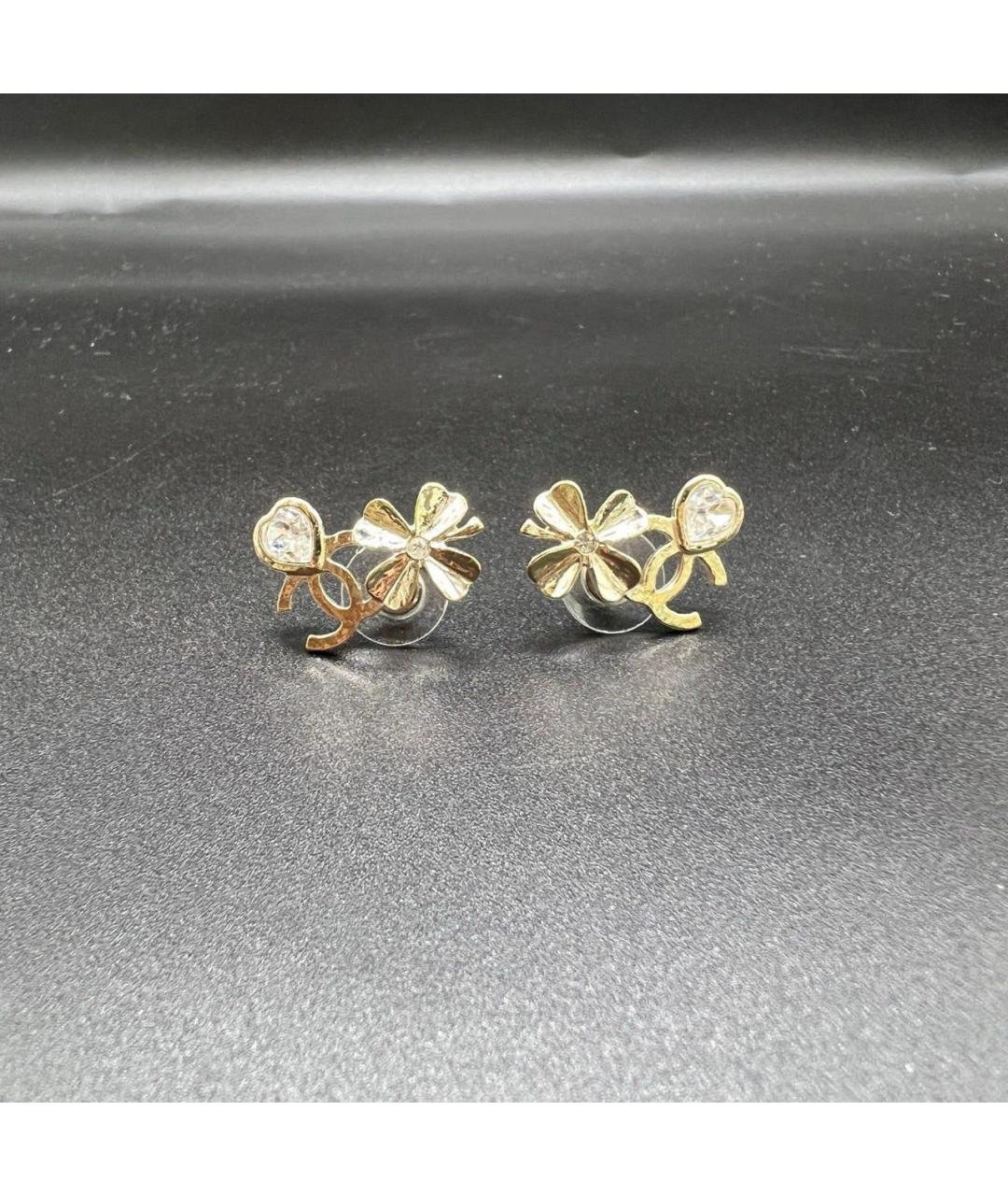 CHANEL Золотые серьги, фото 3