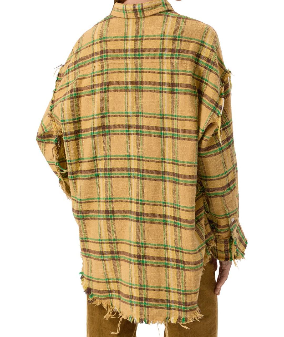 R13 Горчичная рубашка, фото 3