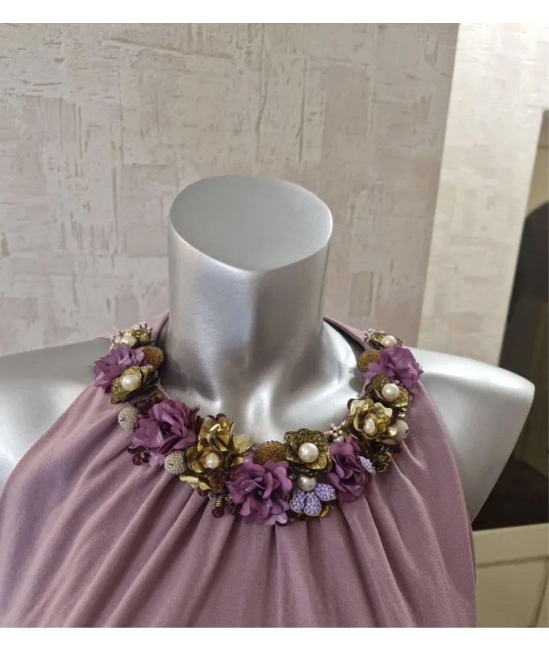 GUCCI Розовое коктейльное платье, фото 3