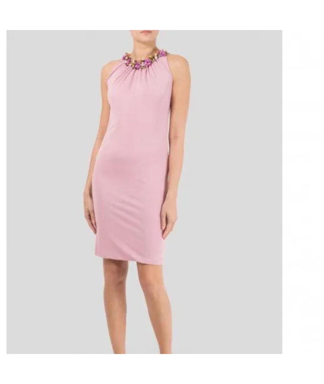 GUCCI Розовое коктейльное платье, фото 6
