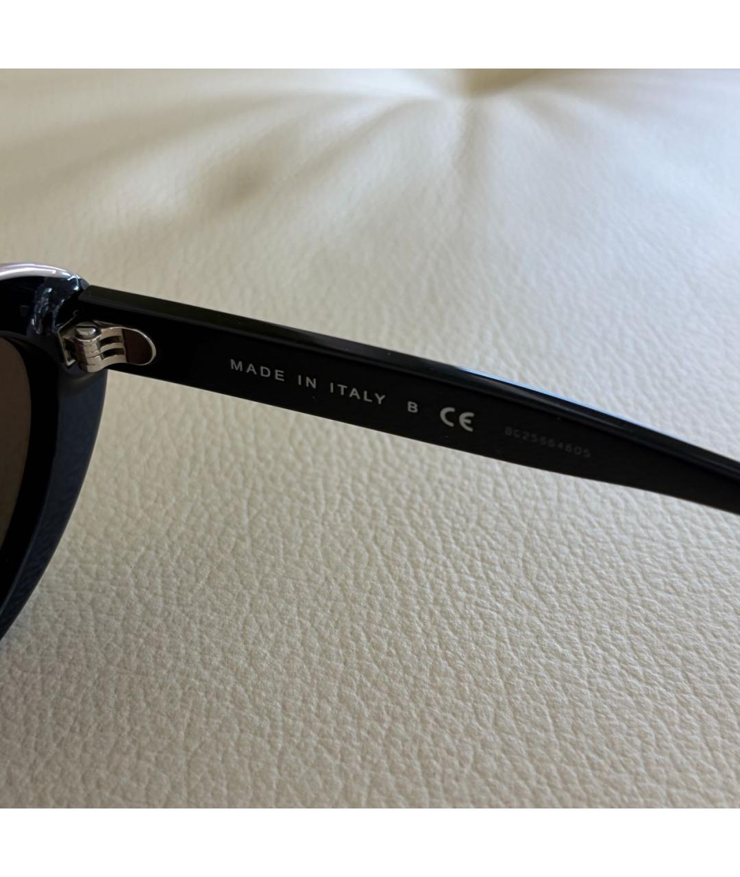 CHANEL Черные пластиковые солнцезащитные очки, фото 7